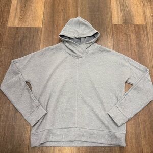 Zyia textured pullover hoodie